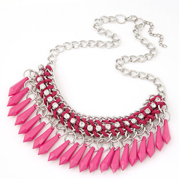 Metal Flash Bohemia Temperament Diamond Drop Fashion Necklace